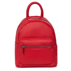 Mini rucsac din piele Rafael rosu - Img 4