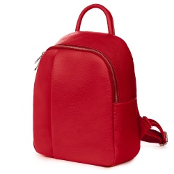 Rucsac din piele naturala Angelo rosu - Img 1