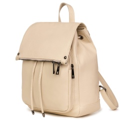 Rucsac piele naturala Jimmy crem - Img 1
