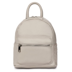 Mini rucsac din piele Rafael gri - Img 2