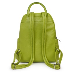 Rucsac dama din piele Jonathan verde deschis - Img 3