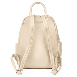 Rucsac din piele naturala Thomas crem - Img 2