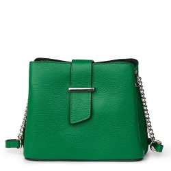 Mini poseta dama din piele Avery verde - Img 4