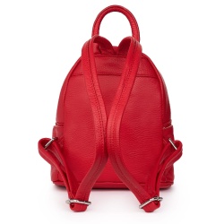 Mini rucsac din piele Rafael rosu - Img 2