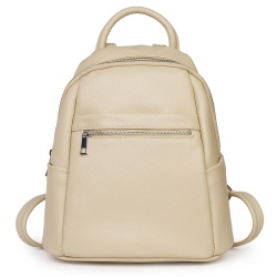 Rucsac dama din piele Jonathan crem - Img 2