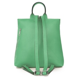Rucsac din piele naturala Ricardo verde fistic - Img 2