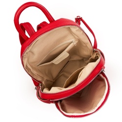Rucsac din piele naturala Thomas rosu - Img 3