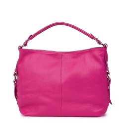 Geanta dama din piele naturala Samira fucsia - Img 2