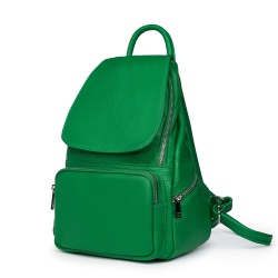 Rucsac din piele naturala Amadeus verde - Img 1