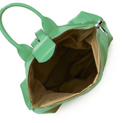 Rucsac din piele naturala Ricardo verde fistic - Img 3