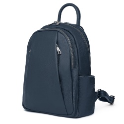Rucsac din piele naturala Thomas bleumarin - Img 1