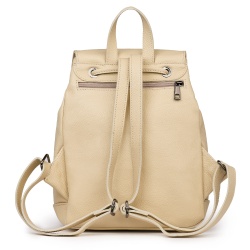 Rucsac piele naturala Jimmy crem - Img 2
