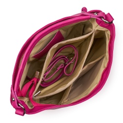 Geanta dama din piele naturala Samira fucsia - Img 3