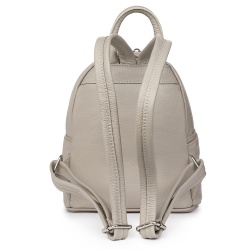 Mini rucsac din piele Rafael gri - Img 3