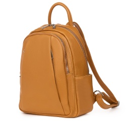 Rucsac din piele naturala Thomas coniac - Img 1