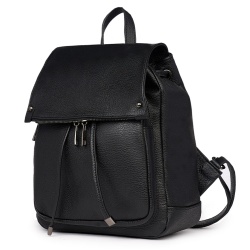 Rucsac piele naturala Jimmy negru - Img 1