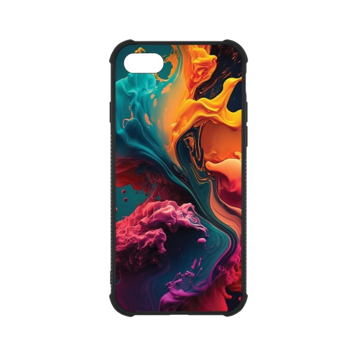 Husa BestCase® Anti Shock Glassy, Compatibila Cu Apple iPhone 8 / 7, Liquid Colors, G 1234