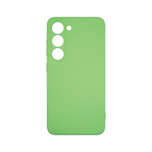 Husa BestCase® Premium Silicon, Compatibila Cu Samsung Galaxy S23, 1.2MM Slim, Microfibra in interior, Antisoc, Rezistent la socuri, Protectie Camera, Margini ridicate pentru protectia ecranului, Verde avocado