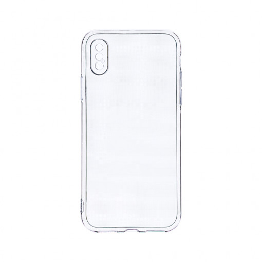 Husa BestCase® Clear Silicon 2MM, Compatibila Cu Apple iPhone XS / iPhone X, Antisoc, Protectie Camera, Margini ridicate pentru protectia ecranului, Transparent