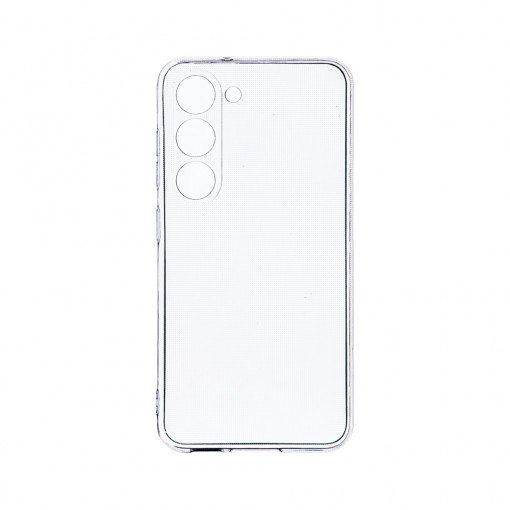 Husa BestCase® Clear Silicon 2MM, Compatibila Cu Samsung Galaxy S23, Antisoc, Protectie Camera, Margini ridicate pentru protectia ecranului, Transparent