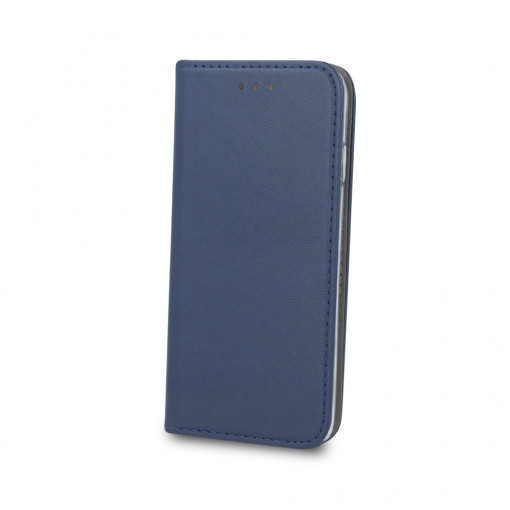 Husa BestCase® Flip Cover, Tip Carte, Compatibila Cu Xiaomi Redmi 12C / Poco C65, Inchidere Magnetica, Buzunar Card, Albastru