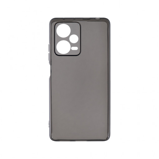 Husa BestCase® Grafit Silicon 1.5MM, Compatibila Cu Xiaomi Redmi Note 12 5G, Antisoc, Anti-Galben, Rezistenta la uzura, Protectie Camera, Transparent / Grafit