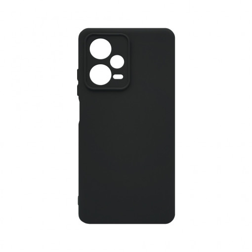 Husa BestCase® Premium Silicon, Compatibila Cu Poco X5 / Xiaomi Redmi Note 12 5G, 1.2MM Slim, Microfibra in interior, Antisoc, Rezistent la socuri, Protectie Camera, Margini ridicate pentru protectia ecranului, Negru