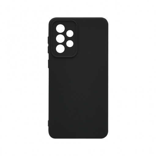 Husa BestCase® Premium Silicon, Compatibila Cu Samsung Galaxy A53 5G, 1.2MM Slim, Microfibra in interior, Antisoc, Rezistent la socuri, Protectie Camera, Margini ridicate pentru protectia ecranului, Negru