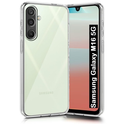 BestCase® Husa Clear Silicon pentru Samsung Galaxy M16 5G, Transparent