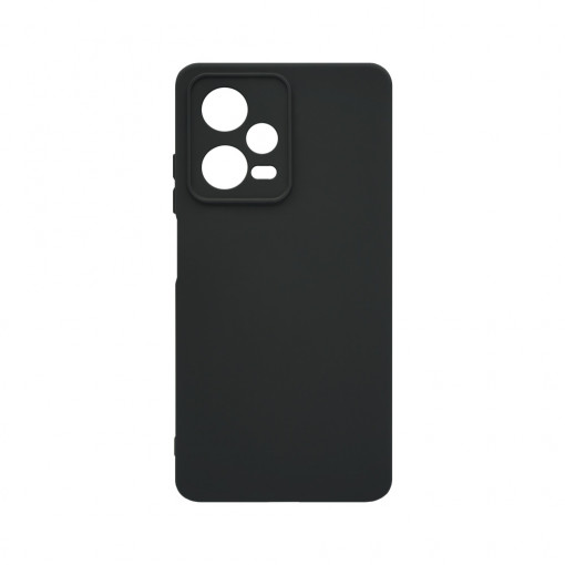 Husa BestCase® Premium Silicon, Compatibila Cu Poco X5 Pro / Xiaomi Redmi Note 12 Pro 5G, 1.2MM Slim, Microfibra in interior, Antisoc, Rezistent la socuri, Protectie Camera, Margini ridicate pentru protectia ecranului, Negru