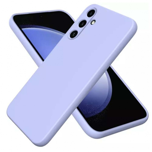 Husa BestCase® Premium Silicon, Compatibila Cu Samsung Galaxy A15, 1.2MM Slim, Microfibra in interior, Antisoc, Rezistent la socuri, Protectie Camera, Margini ridicate pentru protectia ecranului, Mov