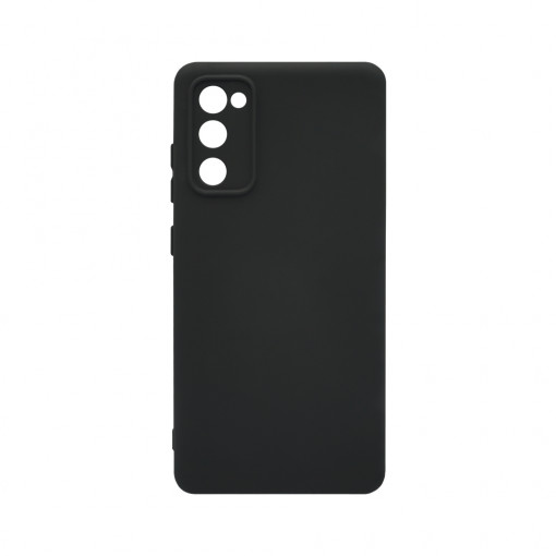 Husa BestCase® Premium Silicon, Compatibila Cu Samsung Galaxy S20 FE, 1.2MM Slim, Microfibra in interior, Antisoc, Rezistent la socuri, Protectie Camera, Margini ridicate pentru protectia ecranului, Negru