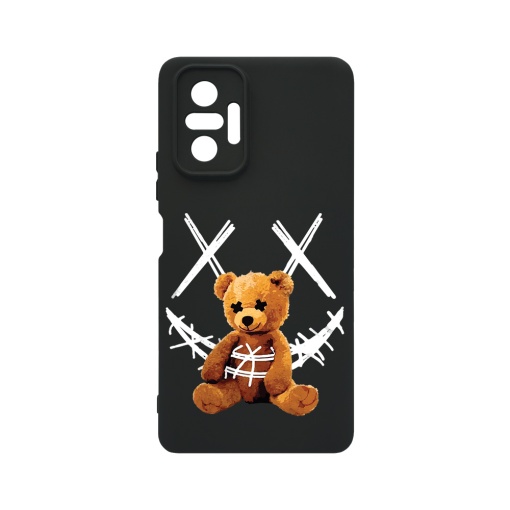 Husa BestCase® Premium Silicon, Compatibila Cu Xiaomi Redmi Note 10 Pro, 1.2MM Slim, Teddy Bear Smile, PB 982