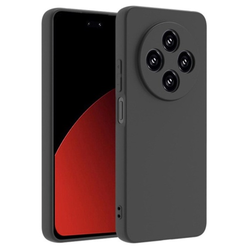 BestCase® Husa Slim Silicon pentru Xiaomi Redmi 14C, Negru mat