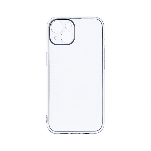 Husa BestCase® Clear Silicon 2MM, Compatibila Cu Apple iPhone 14 Plus, Antisoc, Protectie Camera, Margini ridicate pentru protectia ecranului, Transparent