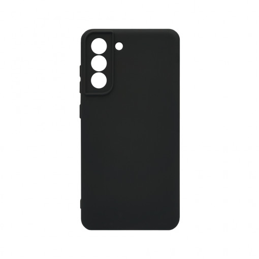 Husa BestCase® Premium Silicon, Compatibila Cu Samsung Galaxy S21 FE, 1.2MM Slim, Microfibra in interior, Antisoc, Rezistent la socuri, Protectie Camera, Margini ridicate pentru protectia ecranului, Negru