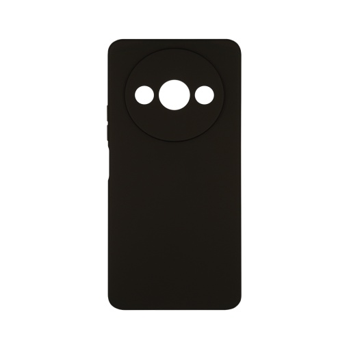 Husa BestCase® Premium Silicon, Compatibila Cu Xiaomi Redmi A3, 1.2MM Slim, Microfibra in interior, Antisoc, Rezistent la socuri, Protectie Camera, Margini ridicate pentru protectia ecranului, Negru