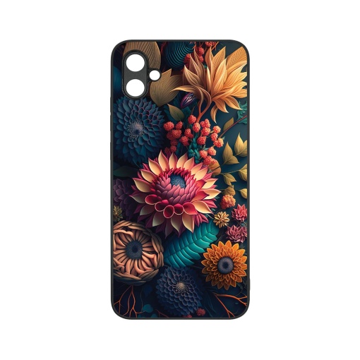 Husa BestCase® Slim Glassy, Compatibila Cu Samsung Galaxy A04e, Colorful Flowers, G 1241