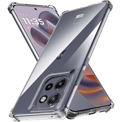 Husa pentru Motorola Edge 50 Neo, BestCase® Husa Anti Shock 1.5MM, Rezistenta La Socuri, Protectie camera, ecran si colturi, Transparent