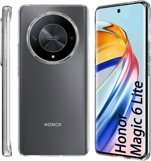 BestCase® Husa Clear Silicon 2MM, Compatibila Cu Honor Magic6 Lite / X9b / X50 5G, Antisoc, Protectie Camera, Transparent
