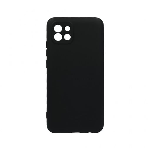 Husa BestCase® 0.8MM Slim Silicon, Compatibila Cu Samsung Galaxy A22 5G, Rezistenta la uzura, Protectie Camera, Negru