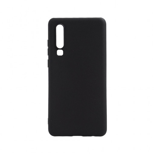 Husa BestCase® 0.8MM Slim Silicon, Compatibila Cu Samsung Galaxy A7 (2018), Rezistenta la uzura, Negru