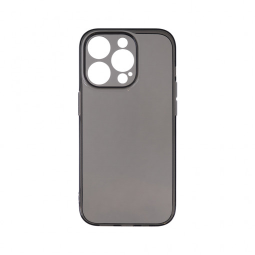 Husa BestCase® Grafit Silicon 1.5MM, Compatibila Cu Apple iPhone 12 Pro, Antisoc, Anti-Galben, Rezistenta la uzura, Protectie Camera, Transparent / Grafit
