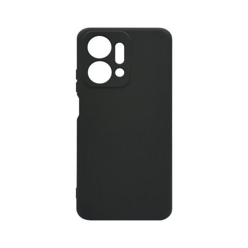 Husa BestCase® Premium Silicon, Compatibila Cu Honor X7a, 1.2MM Slim, Microfibra in interior, Antisoc, Rezistent la socuri, Protectie Camera, Margini ridicate pentru protectia ecranului, Negru