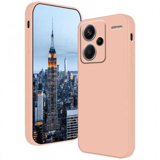 Husa BestCase® Premium Silicon, Compatibila Cu Xiaomi Redmi Note 13 Pro Plus 5G, 1.2MM Slim, Microfibra in interior, Antisoc, Rezistent la socuri, Protectie Camera, Margini ridicate pentru protectia ecranului, Pink