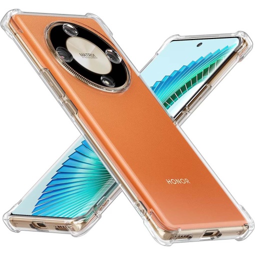 BestCase® Husa Anti Shock 1.5MM, Compatibila Cu Honor X50 5G / X9b / Magic6 Lite, Rezistenta La Socuri, Transparent