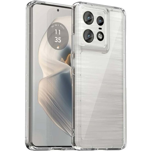 BestCase® Husa Clear Silicon 2MM, Compatibila Cu Motorola Edge 50 Pro, Antisoc, Protectie Camera, Margini ridicate pentru protectia ecranului, Transparent