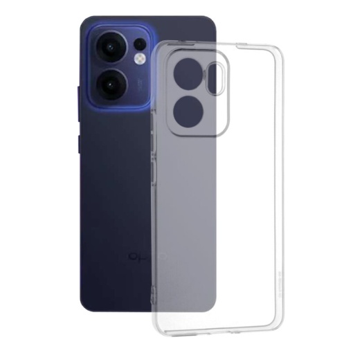 BestCase® Husa Clear Silicon pentru Oppo Reno13 F 5G, Transparent