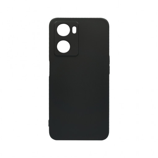 Husa BestCase® 0.8MM Slim Silicon, Compatibila Cu OPPO A57 5G / A77 5G, Rezistenta la uzura, Protectie Camera, Negru