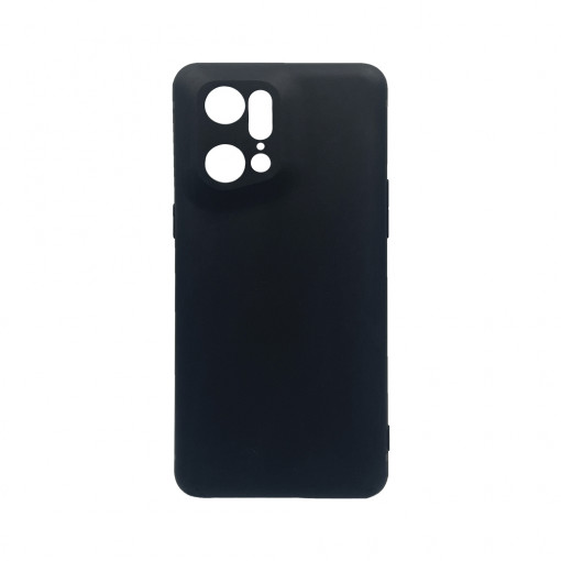 Husa BestCase® 0.8MM Slim Silicon, Compatibila Cu OPPO Find X5 Pro, Rezistenta la uzura, Protectie Camera, Negru
